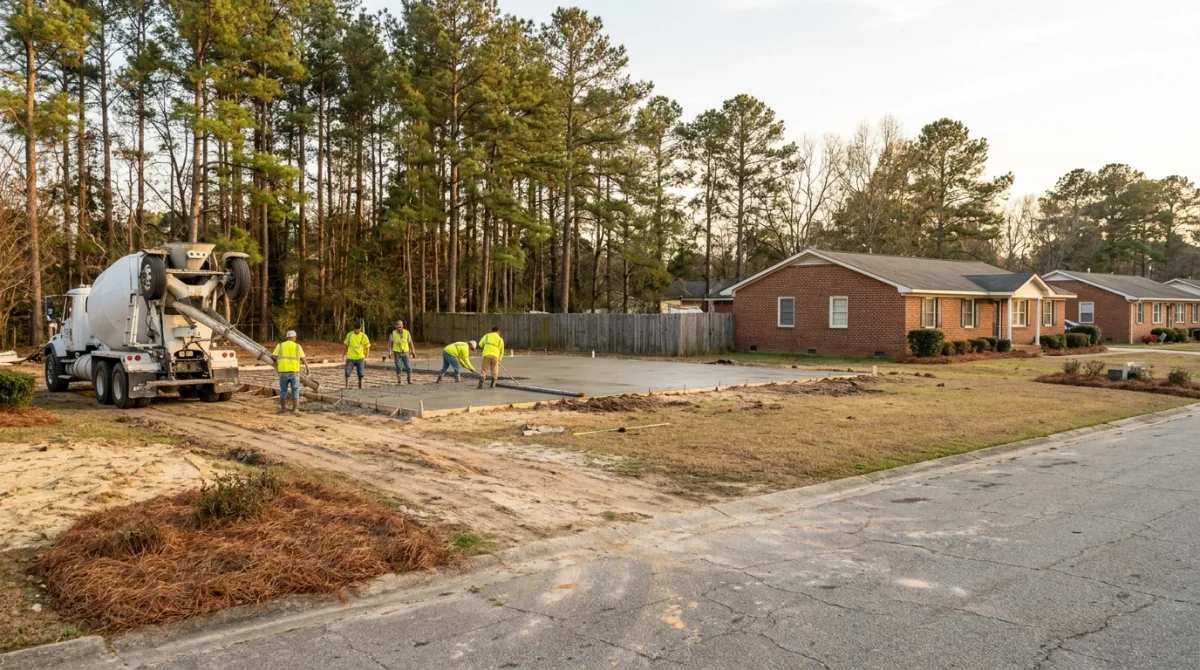 Slabs & Foundations in Fayetteville, NC