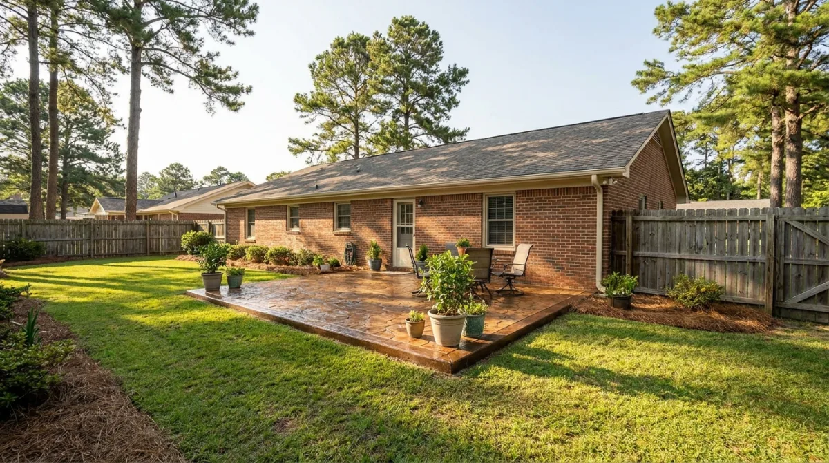Stamped Concrete in Fayetteville, NC