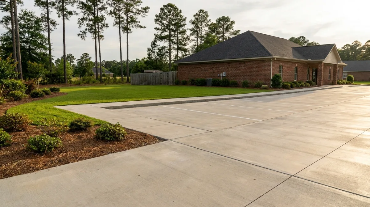 Commercial concrete project in Fayetteville NC